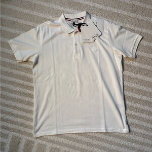 Moncler Off-White Polo Shirt